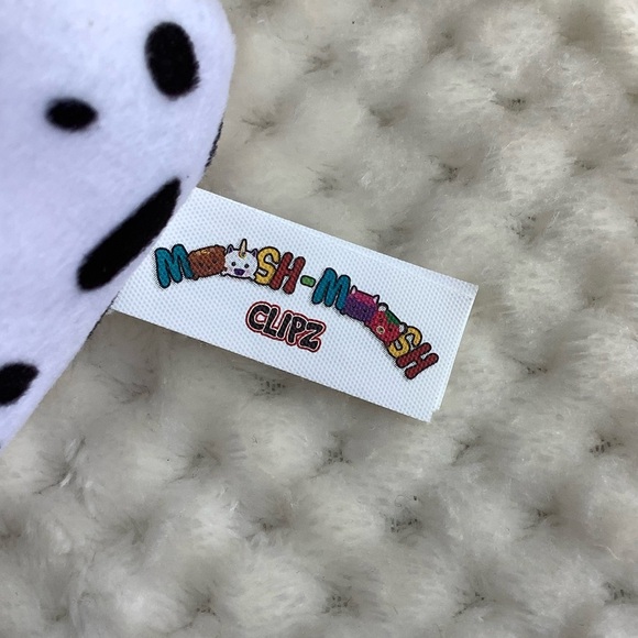 Moosh Moosh Clipz Dozer Dalmatian Plush Keychain Stuffed Animal - Picture 6 of 15